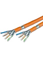 Wirewin Verlegekabel TWIN:S/FTP,100m,orange, Cat.7, 2x4x2xAWG23, LSOH-3, 1000Mhz, CCA