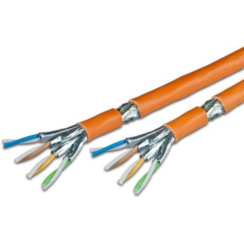 Wirewin Verlegecable TWIN:S/FTP,100m,orange, Cat.7, 2x4x2xAWG23, LSOH-3, 1000Mhz, CCA Wirewin Verlegecable TWIN:S/FTP,100m,orange, Cat.7, 2x4x2xAWG23, LSOH-3, 1000Mhz, CCA
