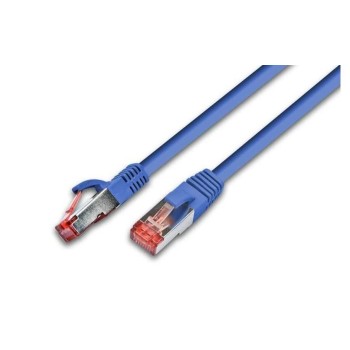 Wirewin Câble patch: S/FTP, 01m, bleu, Cat.6, AWG27, 1Gbps, 250MHz, Zugentlastung Wirewin Câble patch: S/FTP, 01m, bleu, Cat.6, AWG27, 1Gbps, 250MHz, Zugentlastung