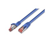 Wirewin Patchkabel: S/FTP, 30m, blau, Cat.6, AWG27, 1Gbps, 250MHz, Zugentlastung