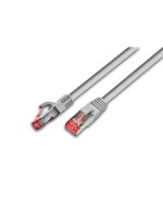 Wirewin Patch cable: S/FTP, 20m, grey, Cat.6, AWG27, 1Gbps, 250MHz, Zugentlastung