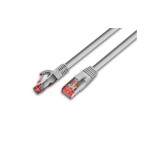 Wirewin Patch cable: S/FTP, 30m, grey, Cat.6, AWG27, 1Gbps, 250MHz, Zugentlastung