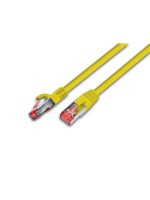 Wirewin Patch cable: S/FTP, 01.5m, yellow, Cat.6, AWG27, 1Gbps, 250MHz, Zugentlastung