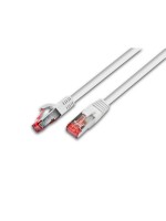 Wirewin Patch cable: S/FTP, 01.5m, white, Cat.6, AWG27, 1Gbps, 250MHz, Zugentlastung