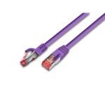 Wirewin Câble patch: S/FTP, 50m, violett, Cat.6, AWG27, 1Gbps, 250MHz, Zugentlastung