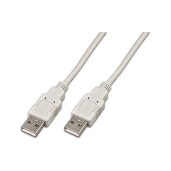 USB2.0-Kabel A-A: 300cm, bis 480Mbps, Spezialkabel M/M, grau USB2.0-Kabel A-A: 300cm, bis 480Mbps, Spezialkabel M/M, grau