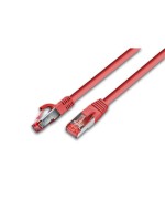Wirewin Patch cable: S/FTP, 0.25m, red, Cat.6A, AWG26, 10Gbps, 500MHz, LSOH