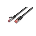 Wirewin Patchkabel: S/FTP, 4m, schwarz, Cat.6A, AWG26, 10Gbps, 500MHz, LSOH