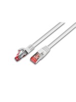 Wirewin Patch cable: S/FTP, 0.25m, white, Cat.6A, AWG26, 10Gbps, 500MHz, LSOH