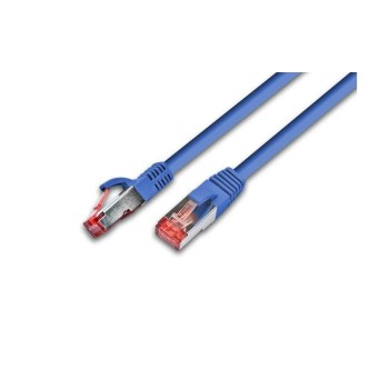 Wirewin Patch cable: F/UTP, 1m, blue, Cat.5e, AWG26, 1Gbps, 100MHz, Zugentlastung Wirewin Patch cable: F/UTP, 1m, blue, Cat.5e, AWG26, 1Gbps, 100MHz, Zugentlastung