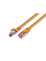 Wirewin Patchkabel: F/UTP, 0.25m, orange, Cat.5e, AWG26, 1Gbps, 100MHz, Zugentlastung