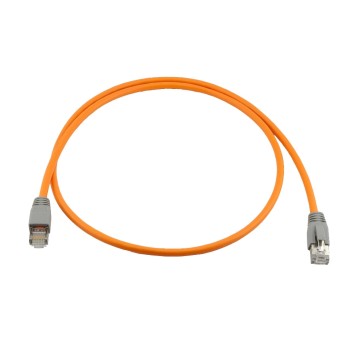Wirewin Patchkabel: S/FTP, 10m, orange, Cat.6A, PUR, 6mm, AWG26, Industrial