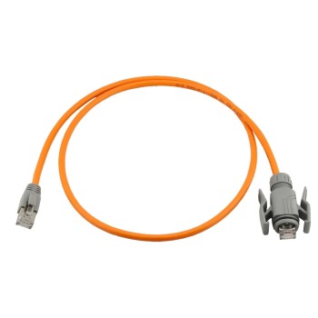 Wirewin Câble patch Outdoor RJ-45 - RJ-45 Cat 6A, S/FTP, 5 m, Orange
