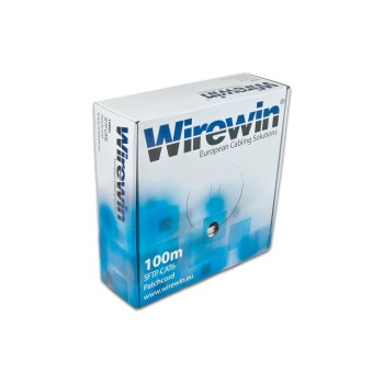 Wirewin Câble patch: F/UTP, 100m, Cat.6, 1Gbps, 250MHz, gris Wirewin Câble patch: F/UTP, 100m, Cat.6, 1Gbps, 250MHz, gris