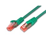 Wirewin Câble patch: UTP 1m vert, Cat.6, AWG26, 1Gbps, 250MHz, Knickschutz