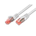 Wirewin Câble patch: UTP 2m blanc, Cat.6, AWG26, 1Gbps, 250MHz, Knickschutz