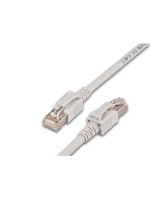 Wirewin Cat.6A LED Patch cable 0.5m grey, PIMF, S/FTP, 10Gbps, Halogenfrei