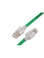 Wirewin Cat.6A LED Patch cable 0.5m grün, PIMF, S/FTP, 10Gbps, Halogenfrei