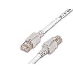 Wirewin Cat.6A LED Câble patch 0.5m blanc, PIMF, S/FTP, 10Gbps, Halogenfrei