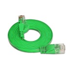 Wirewin Slim Câble patch: UTP, 0.75m, vert, Cat.6, AWG36, Klinkenschutz, Längenaufdruck