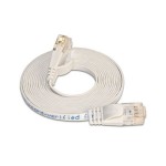 Wirewin Slim Câble patch: UTP, 0.75m, blanc, Cat.6, AWG36, Klinkenschutz, Längenaufdruck