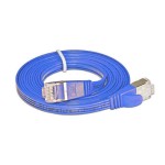 Wirewin Slim Câble patch: STP, 0.10m, bleu, Cat.6, AWG36, Klinkenschutz, Längenaufdruck