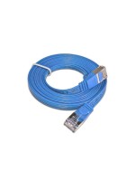 Wirewin Slim Patchkabel: STP, 0.25m, blau, Cat.6, AWG36, Klinkenschutz, Längenaufdruck