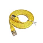 Wirewin Slim Patch cable: STP, 5m, yellow, Cat.6, AWG36, Klinkenschutz, Längenaufdruck