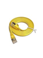 Wirewin Slim Patchkabel: STP, 5m, gelb, Cat.6, AWG36, Klinkenschutz, Längenaufdruck