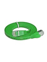 Wirewin Slim Patch cable: STP, 0.10m, grün, Cat.6, AWG36, Klinkenschutz, Längenaufdruck