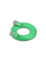 Wirewin Slim Patchkabel: STP, 0.5m, grün, Cat.6, AWG36, Klinkenschutz, Längenaufdruck