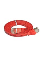 Wirewin Slim Patchkabel: STP, 0.10m, rot, Cat.6, AWG36, Klinkenschutz, Längenaufdruck