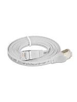 Wirewin Slim Câble patch: STP, 0.10m, blanc, Cat.6, AWG36, Klinkenschutz, Längenaufdruck