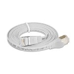 Wirewin Slim Câble patch: STP, 1m, blanc, Cat.6, AWG36, Klinkenschutz, Längenaufdruck