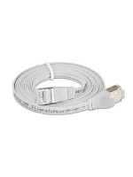 Wirewin Slim Patch cable: STP, 1m, white, Cat.6, AWG36, Klinkenschutz, Längenaufdruck