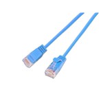 Slim Wirewin Câble patch: UTP, 1.5m, bleu, Cat.6, AWG36, Klinkenschutz, rund, 2.8mm