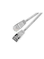 Slim Wirewin Pachcable: F/FTP, 1m, grey, Cat.6, AWG36, doppelt geschirmt, 4mm