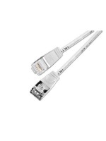 Slim Wirewin Pachcable: F/FTP, 15cm, white, Cat.6, AWG36, doppelt geschirmt, 4mm