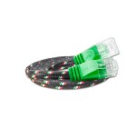 Wirewin Slim Toughcâble: UTP, 0.25m, vert, Cat.6, AWG36, Klinkenschutz, Nylonmantel