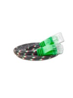 Wirewin Slim Toughcâble: UTP, 0.25m, vert, Cat.6, AWG36, Klinkenschutz, Nylonmantel