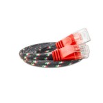 Wirewin Slim Toughcâble: UTP, 0.25m, rouge , Cat.6, AWG36, Klinkenschutz, Nylonmantel