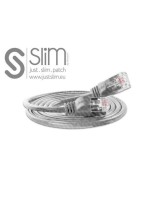Slim Wirewin Pachkabel: F/FTP, 7.5m, grau, Cat.6, AWG36, doppelt geschirmt, 4mm
