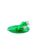 Slim Wirewin Câble patch: UTP, 7.5m, vert, Cat.6, AWG36, Klinkenschutz, rund, 2.8mm