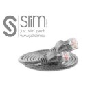 Slim Wirewin Câble patch: UTP, 7.5m, gris, Cat.6, AWG36, Klinkenschutz, rund, 2.8mm