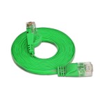 Wirewin Slim Câble patch: UTP, 0.15m, vert, Cat.6, AWG36, Klinkenschutz, Längenaufdruck