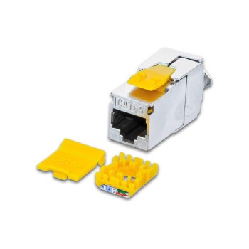 Wirewin Keystone Modul, KAT6A STP Slim ISO, (ISO/IEC), 10 Gbps, geschirmt, Slim Version Wirewin Keystone Modul, KAT6A STP Slim ISO, (ISO/IEC), 10 Gbps, geschirmt, Slim Version