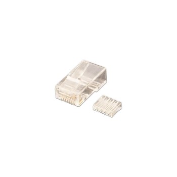 Wirewin Connecteur RJ-45 Cat 6, non blindé, avec aide à l'introduction, 100 pièces Wirewin Connecteur RJ-45 Cat 6, non blindé, avec aide à l'introduction, 100 pièces