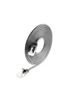Slim Wirewin patch cable: U/FTP,10cm,black, Cat.6A, LSOH, Klinke nicht brechbar, 3.8mm