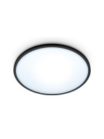 WiZ SuperSlim Ceiling Tunable White, 14W, 1300lm, 2700-6500K schwarz