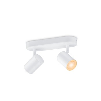 WiZ IMAGEO 2er Spot Tunable White & Color Plafonnier blanc